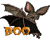 Boo Bat sticker