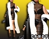 !C Long Fur Coat  BK
