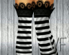 [V]BlackWhite Punk Boots