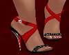 AG ) Sexy Red/Black Heel