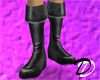 Fold Knee Boots (blk)