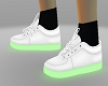White Sneakers Lighted