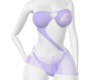 Mom kids Bikini Purple