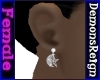 Silver MoonStar Earrings