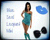 Blue Sexi Leopard Mini
