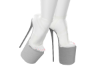 White Platform Stilettos