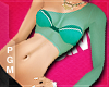 ↯ SheerShoulder; Mint.