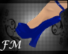 {fm} pvc heels blue