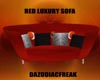 Red Luxury Sofa
