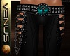 ~V~Goth Cross Belt Teal