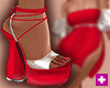 Red Romantic Heels