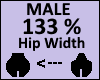 Hip Scaler 133% Male