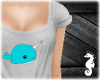 |P| White Narwhal Top.
