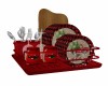 X-MAS RED TRUCK DISHRACK