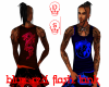 blue/red flash tank top