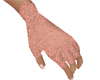 Coral Blush Lace Gloves