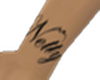 :Netty Wrist Tattoo: