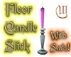 Floor Candle Stick Pink