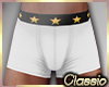 (A) Star Boxers White