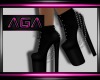 ~aGa~ Black chain boots
