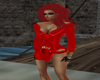 sexy outfit 96 pf red