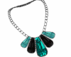 Staci Necklace - Aqua