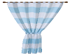 White&blue sheer drapes