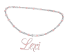 Lexi Silver Pink Necklac