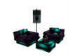 Teal & Purple Chairs