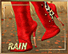 Lena Red Leopard Boots