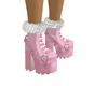 Santaclaus boots pink