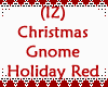Gnome Holiday Red