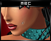 Aqua Neck Collar Spikes