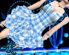 ~K~Sky blue Plait dress