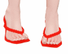 Tyla Red Sandals