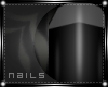 |D| Black PVC Nails 2