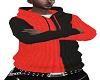 *J* Black/Red Hoodie