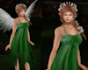 TF Dk Green Fairie Dress