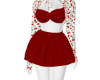 Cherry Skirt&Cardigan