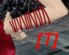 [T] Dark Red Bracelets L
