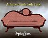 Antq Ornate Sofa Pink