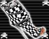~D~Open checkered boots