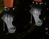 ~TQ~silver tassle boots