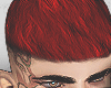 red haircut