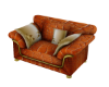 Orange Leather Sofa