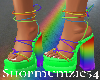 Pride Heels Neon Green