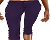 Purple capri jeans