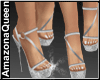 Silver Elegant Heels