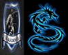 Rug Dragon Blue