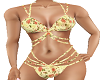 Roses on Yellow Lingerie